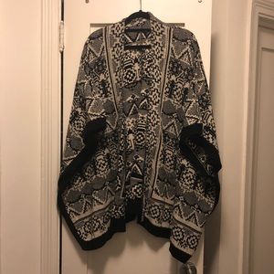 Oversized Poncho Sweater